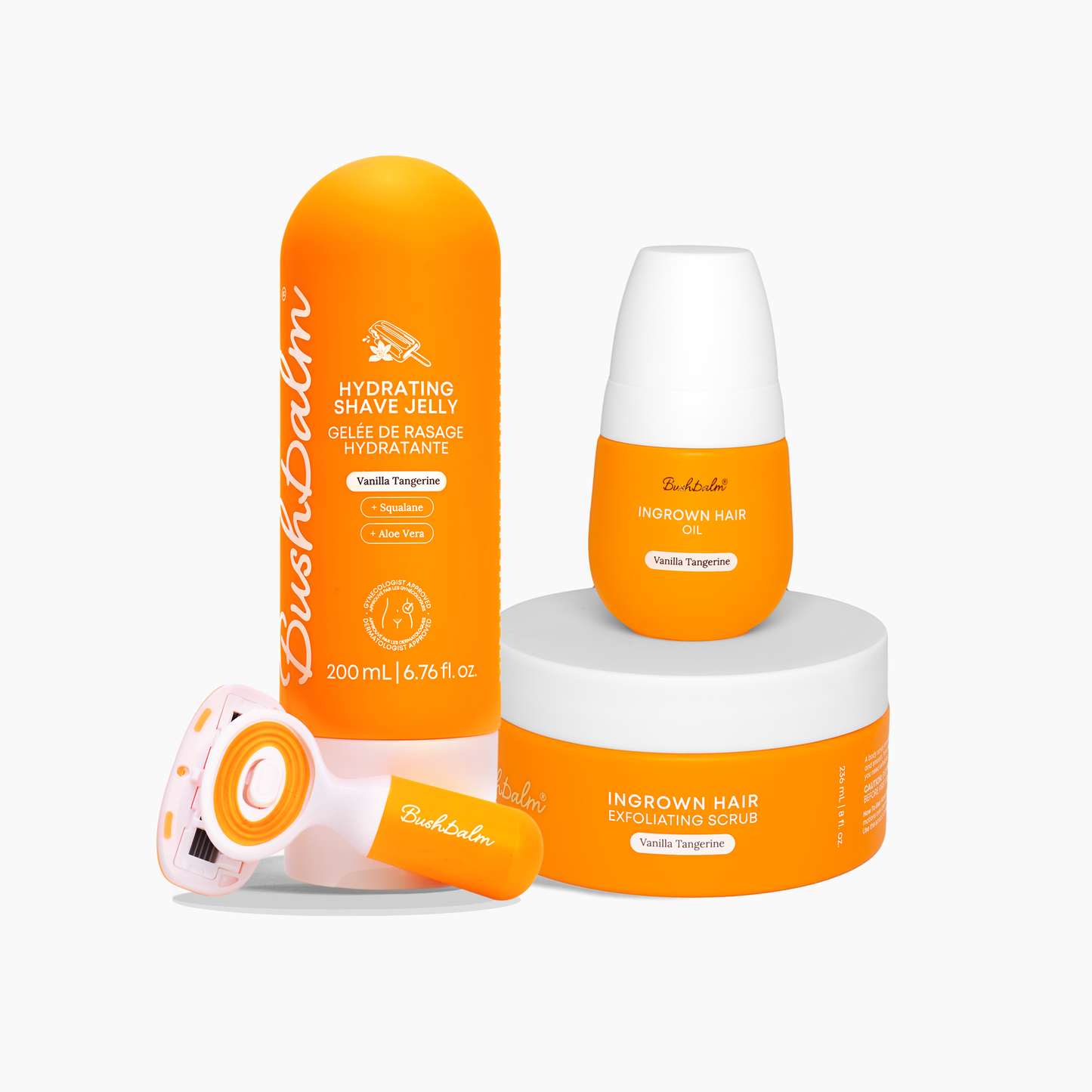 Vanilla Tangerine 3 Step Smooth Shave Routine